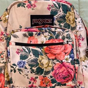 Floral Jansport Backpack